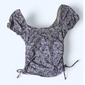 Rue21 Blue Floral Women's Blouse